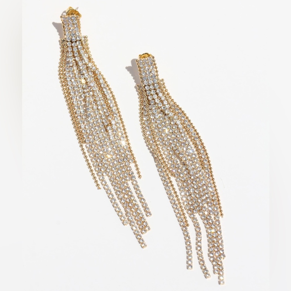 ADHARA EARRINGS GOLD by JACKIE MACK